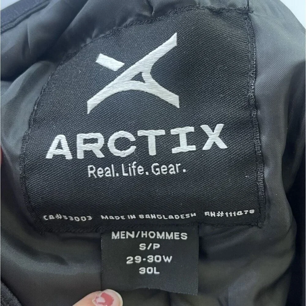 NWT Arctix Mens Pants Size 29/30W Black Essentials‎ insulated Snow Snowboard Ski